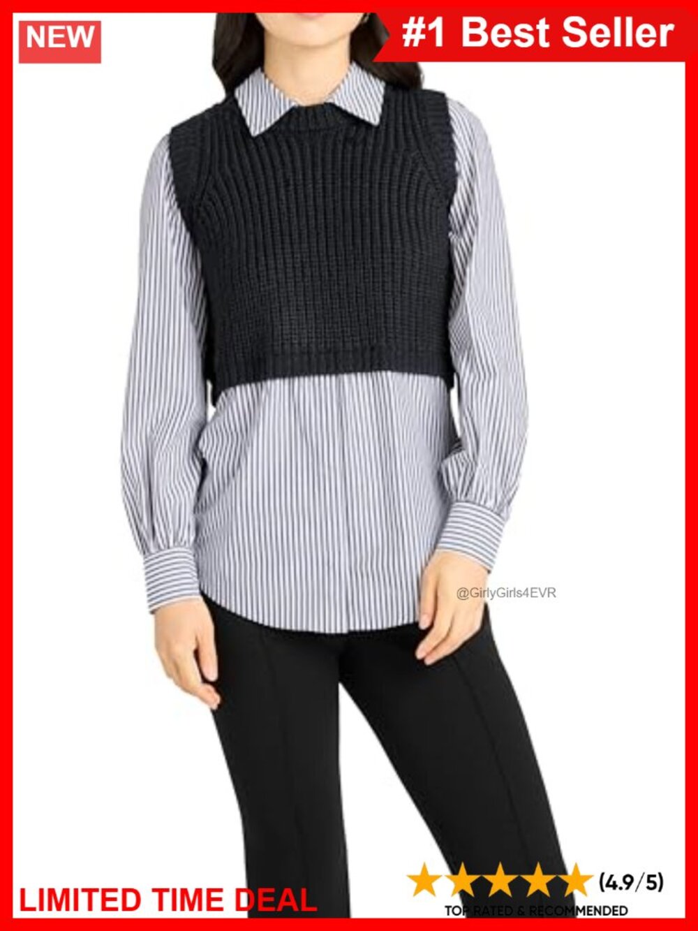 Shaker Knit Pullover Sweater Button Back Long Sleeve Mandarin Neck